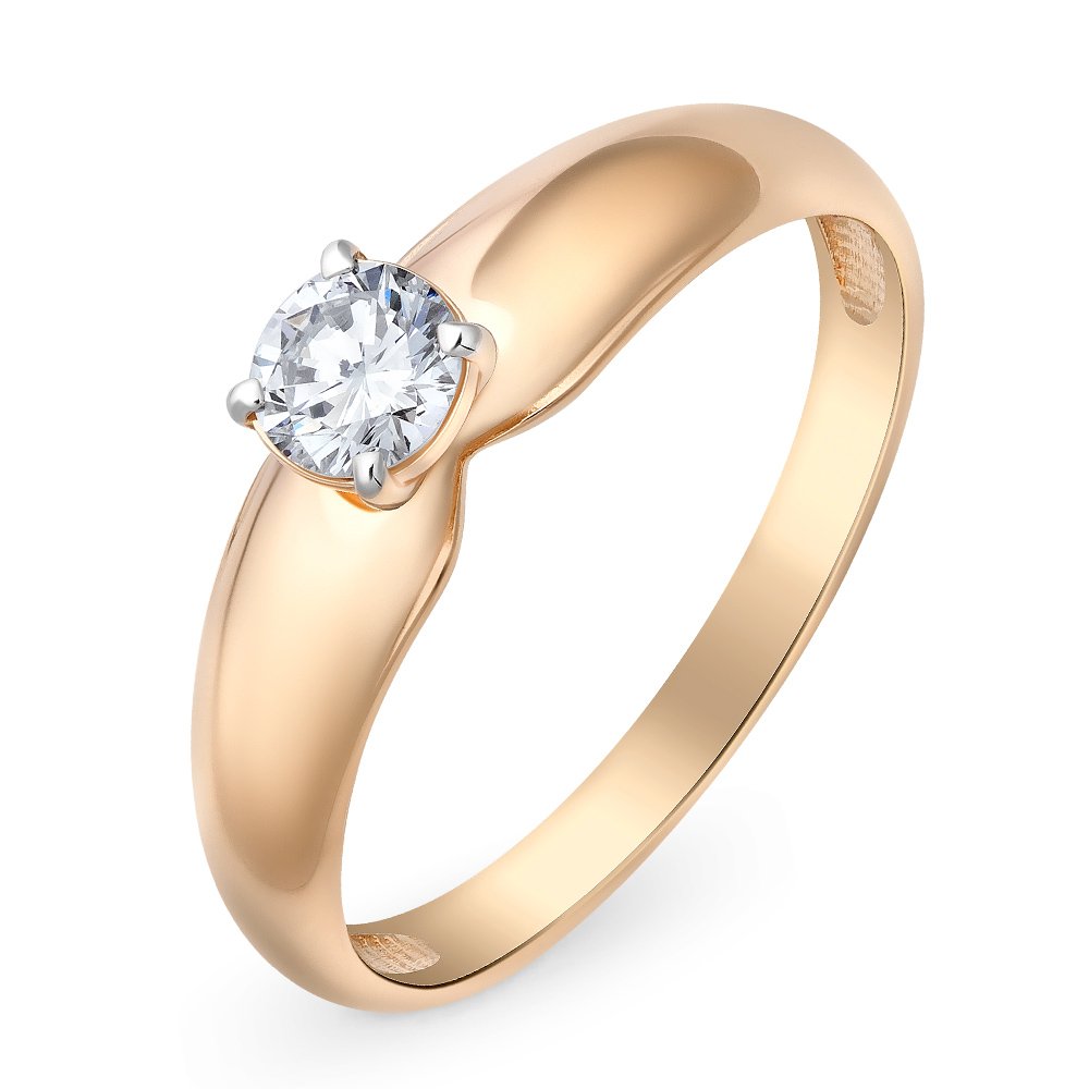 Кольцо женское из красного золота с бриллиантом 585Gold 101010741, р. 20, 101010741
Кольцо женское из красного золота с бриллиантом 585Gold 101010741, р. 20, 101010741