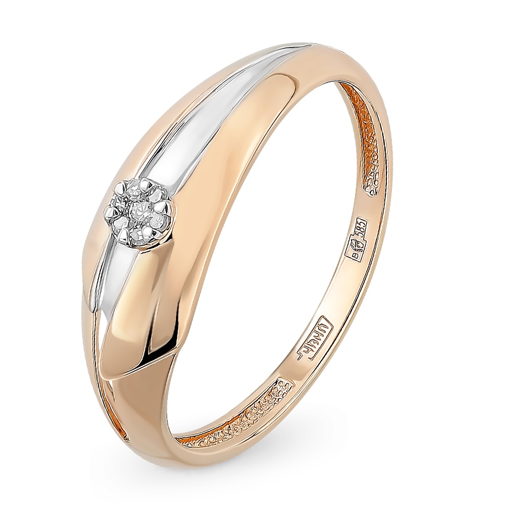 Кольцо женское из красного золота с бриллиантом 585Gold 101009998, р, 101009998
Кольцо женское из красного золота с бриллиантом 585Gold 101009998, р, 101009998