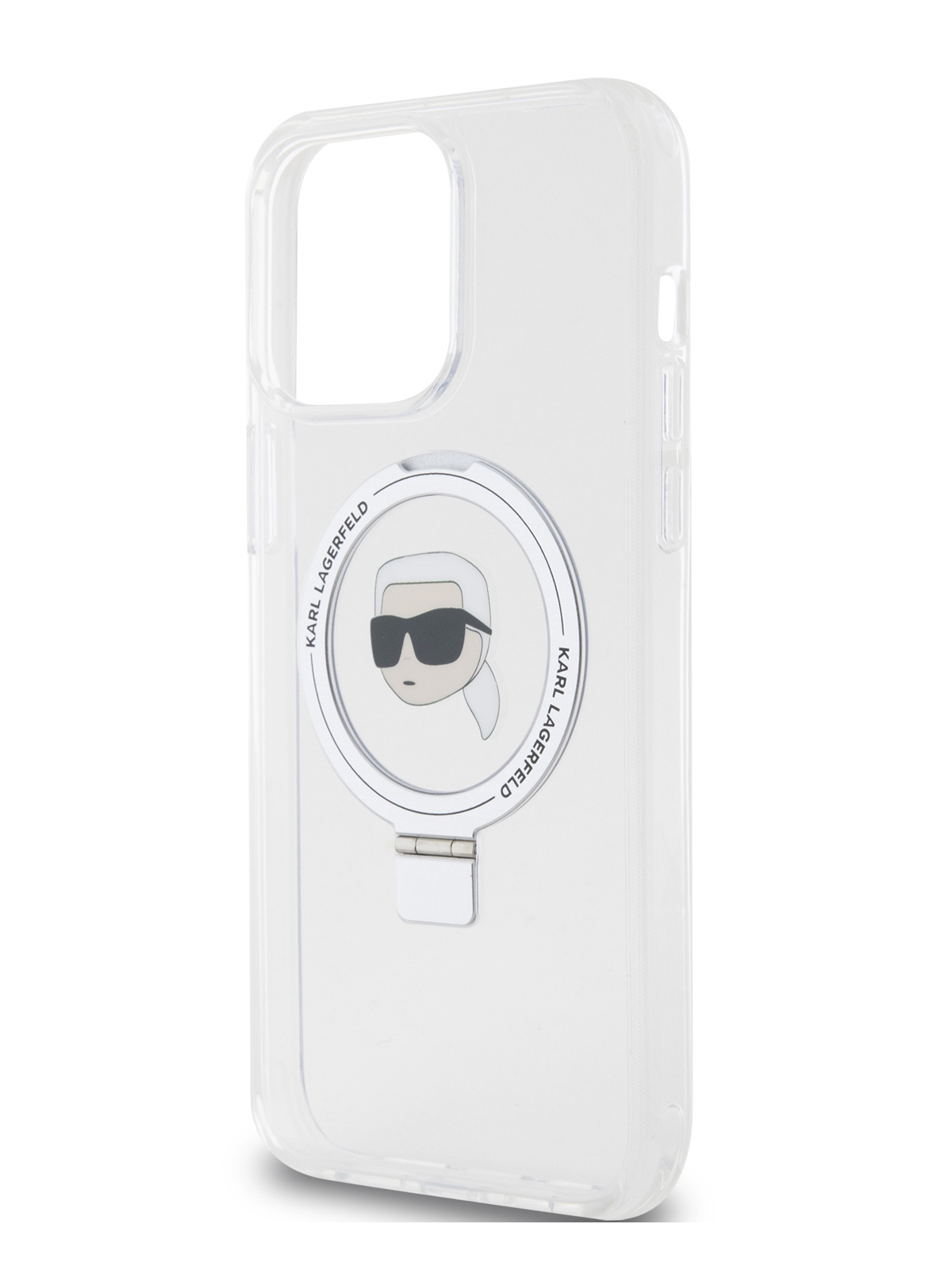 Чехол Karl Lagerfeld для iPhone 15 Pro Max с функцией подставки и MagSafe прозрачный, PC/TPU MagSafe
Чехол Karl Lagerfeld для iPhone 15 Pro Max с функцией подставки и MagSafe прозрачный, PC/TPU MagSafe