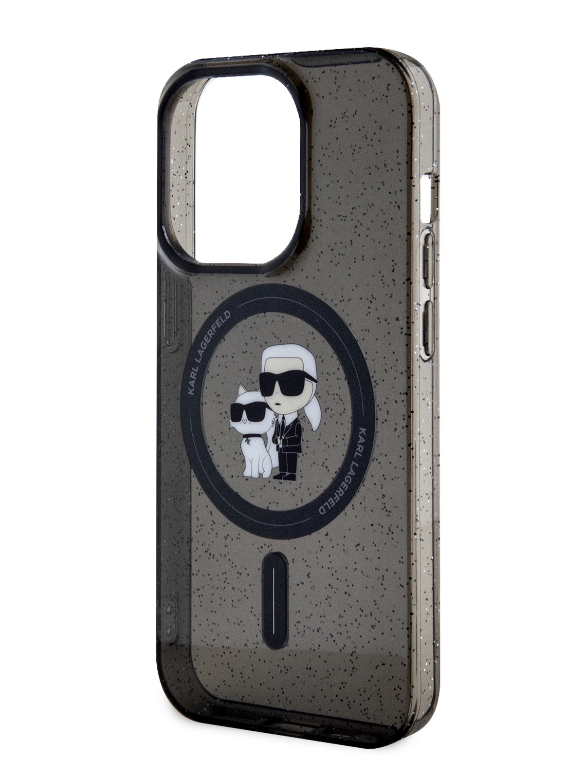 Чехол Karl Lagerfeld для iPhone 14 Pro с защитным бортиком для камеры и MagSafe, черный, PC/TPU MagSafe
Чехол Karl Lagerfeld для iPhone 14 Pro с защитным бортиком для камеры и MagSafe, черный, PC/TPU MagSafe