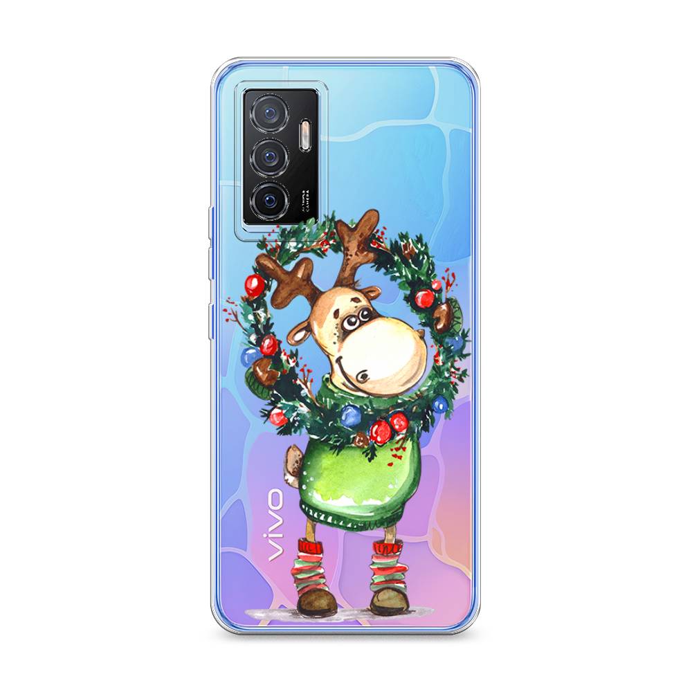 Чехол на Vivo V23e "Олень с новогодним венком", 267050-4
Чехол на Vivo V23e "Олень с новогодним венком", 267050-4