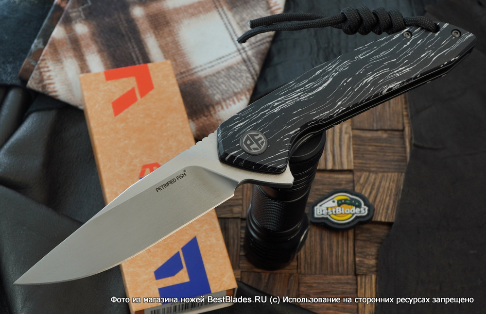 фото Складной нож petrified fish pf-989 w