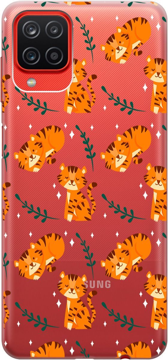Чехол на Samsung Galaxy A12/M12 с принтом "Tigers" прозрачный, Прозрачный;бежевый, 5354
Чехол на Samsung Galaxy A12/M12 с принтом "Tigers" прозрачный, Прозрачный;бежевый, 5354
