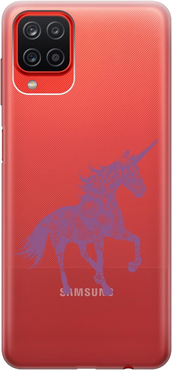 Чехол на Samsung Galaxy A12/M12 "Floral Unicorn" прозрачный, Прозрачный;фиолетовый, 5354
Чехол на Samsung Galaxy A12/M12 "Floral Unicorn" прозрачный, Прозрачный;фиолетовый, 5354