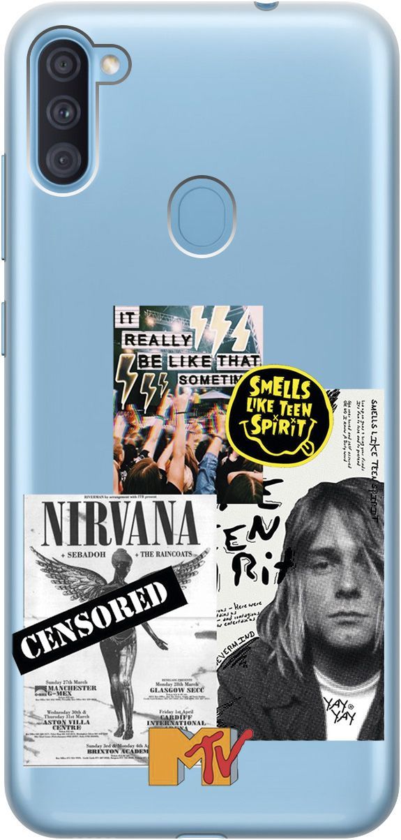 Чехол на Samsung Galaxy A11/M11 с принтом "Nirvana" прозрачный, Прозрачный;белый, 5351
Чехол на Samsung Galaxy A11/M11 с принтом "Nirvana" прозрачный, Прозрачный;белый, 5351