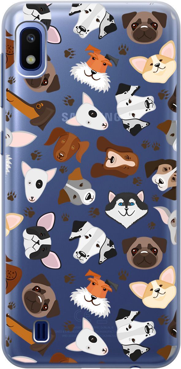 Силиконовый чехол на Samsung Galaxy A10 с принтом "Dogs Pattern" прозрачный, Прозрачный;коричневый, 5348
Силиконовый чехол на Samsung Galaxy A10 с принтом "Dogs Pattern" прозрачный, Прозрачный;коричневый, 5348