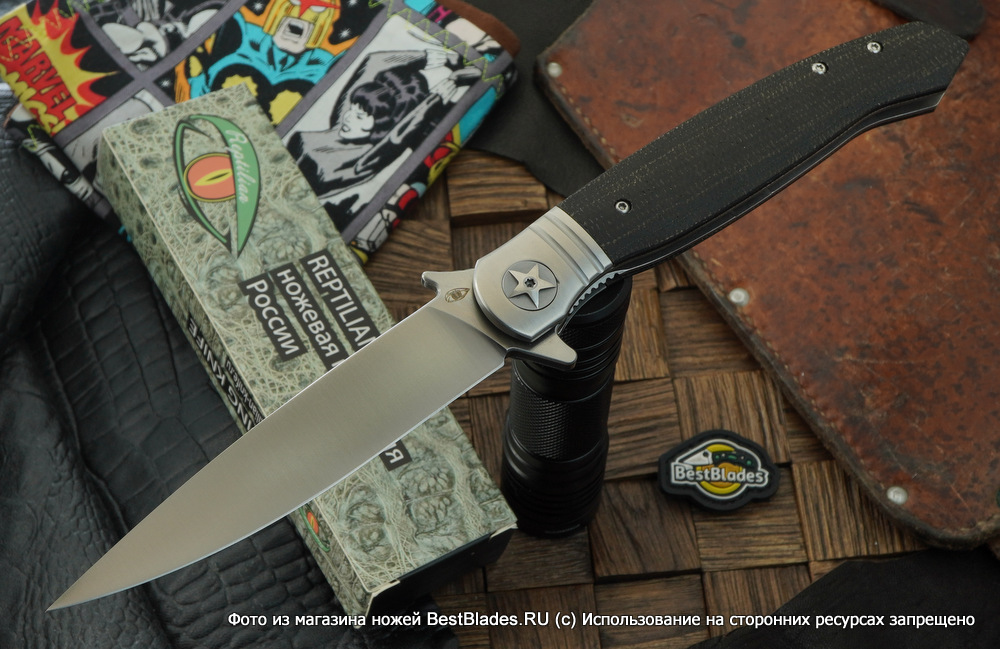 фото Складной нож reptilian нквд 03-1
