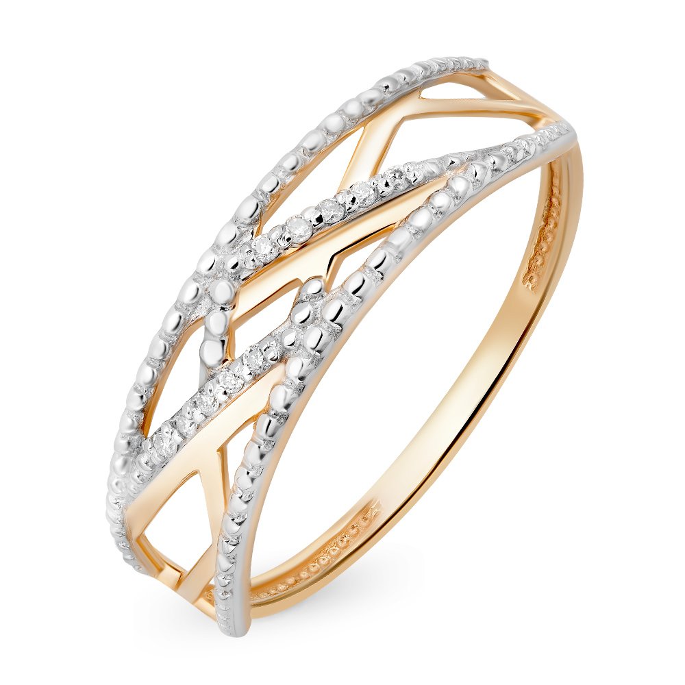 Кольцо женское из красного золота с бриллиантом 585Gold 101008384, р. 18,5, 101008384
Кольцо женское из красного золота с бриллиантом 585Gold 101008384, р. 18,5, 101008384