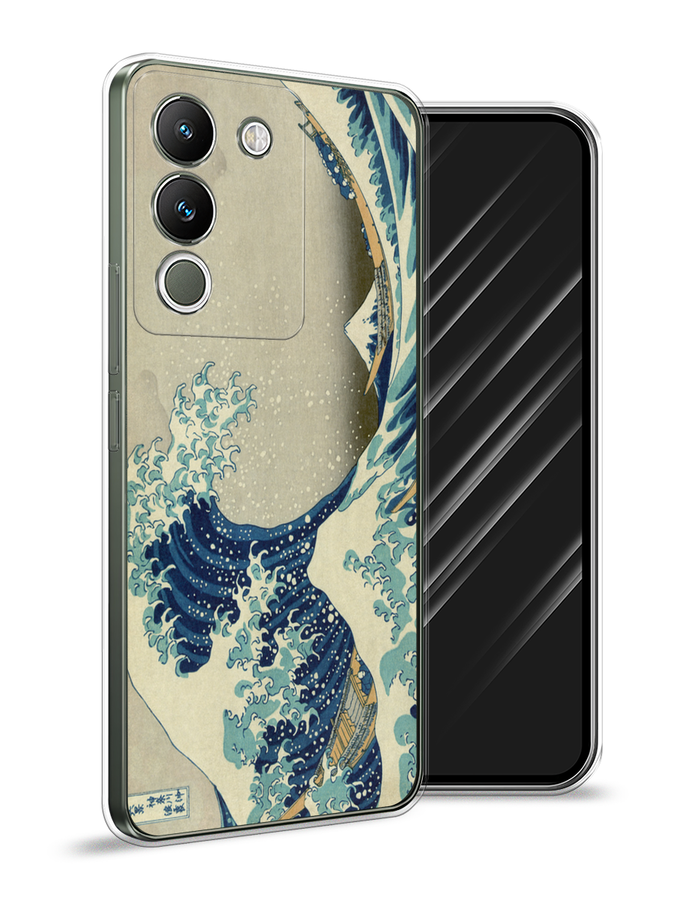 Чехол Awog на Vivo V29e 5G "Большая волна в Канагаве", Серый;синий;голубой, 269650-1
Чехол Awog на Vivo V29e 5G "Большая волна в Канагаве", Серый;синий;голубой, 269650-1