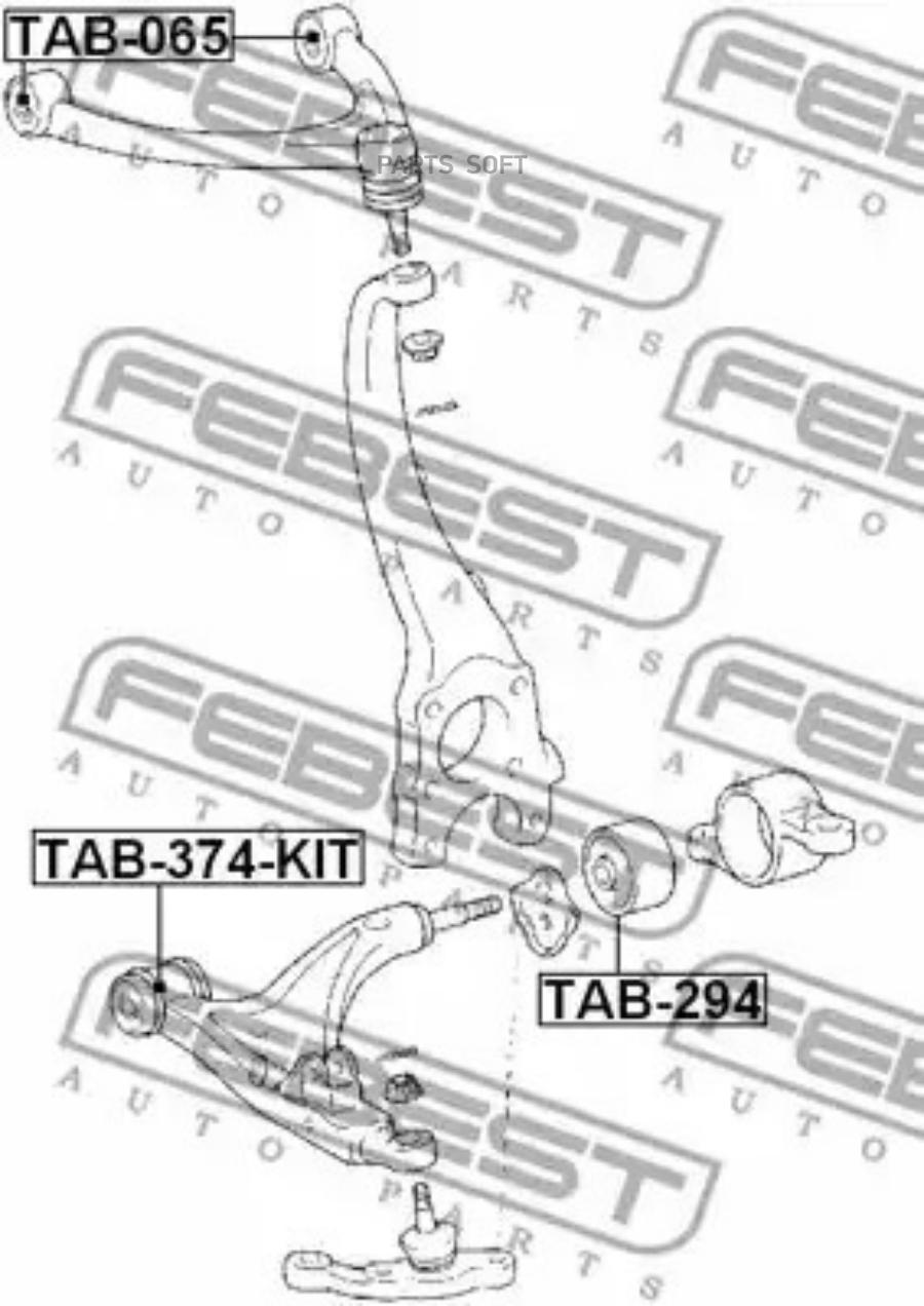 FEBEST С-б.пер.ниж.рычага гидравлический LEXUS LS430CELSIOR UCF30 2000-2006 FEBEST TAB-294
FEBEST С-б.пер.ниж.рычага гидравлический LEXUS LS430CELSIOR UCF30 2000-2006 FEBEST TAB-294