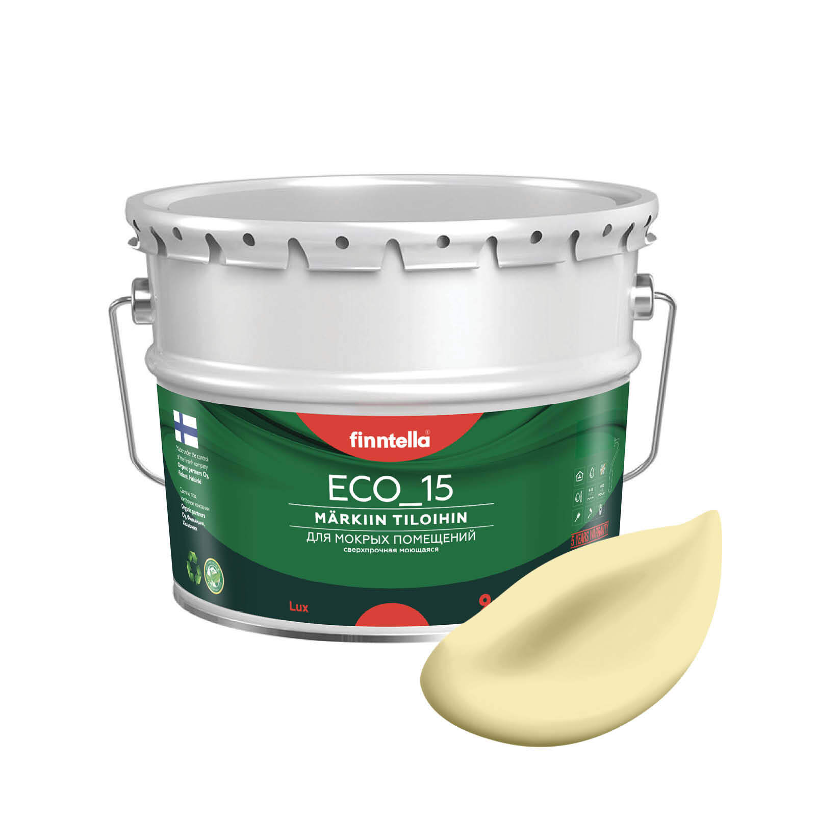 Специализированная краска для кухонь и ванных комнат FINNTELLA ECO_15 с полиуретаном, моющ, Желтый, интерьерная ECO_15 гладкая для ванных комнат и кухни
Специализированная краска для кухонь и ванных комнат FINNTELLA ECO_15 с полиуретаном, моющ, Желтый, интерьерная ECO_15 гладкая для ванных комнат и кухни