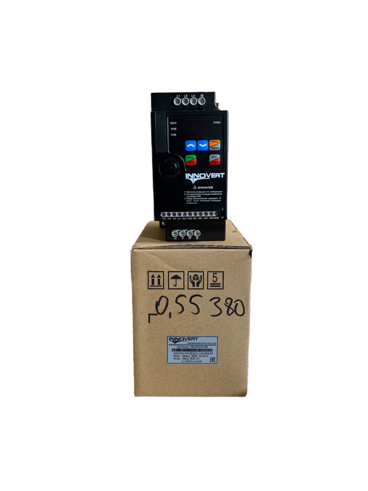 Частотный преобразователь INNOVERT ISD mini PLUS 0.55кВт 380В/ Преобразователь частоты
Частотный преобразователь INNOVERT ISD mini PLUS 0.55кВт 380В/ Преобразователь частоты