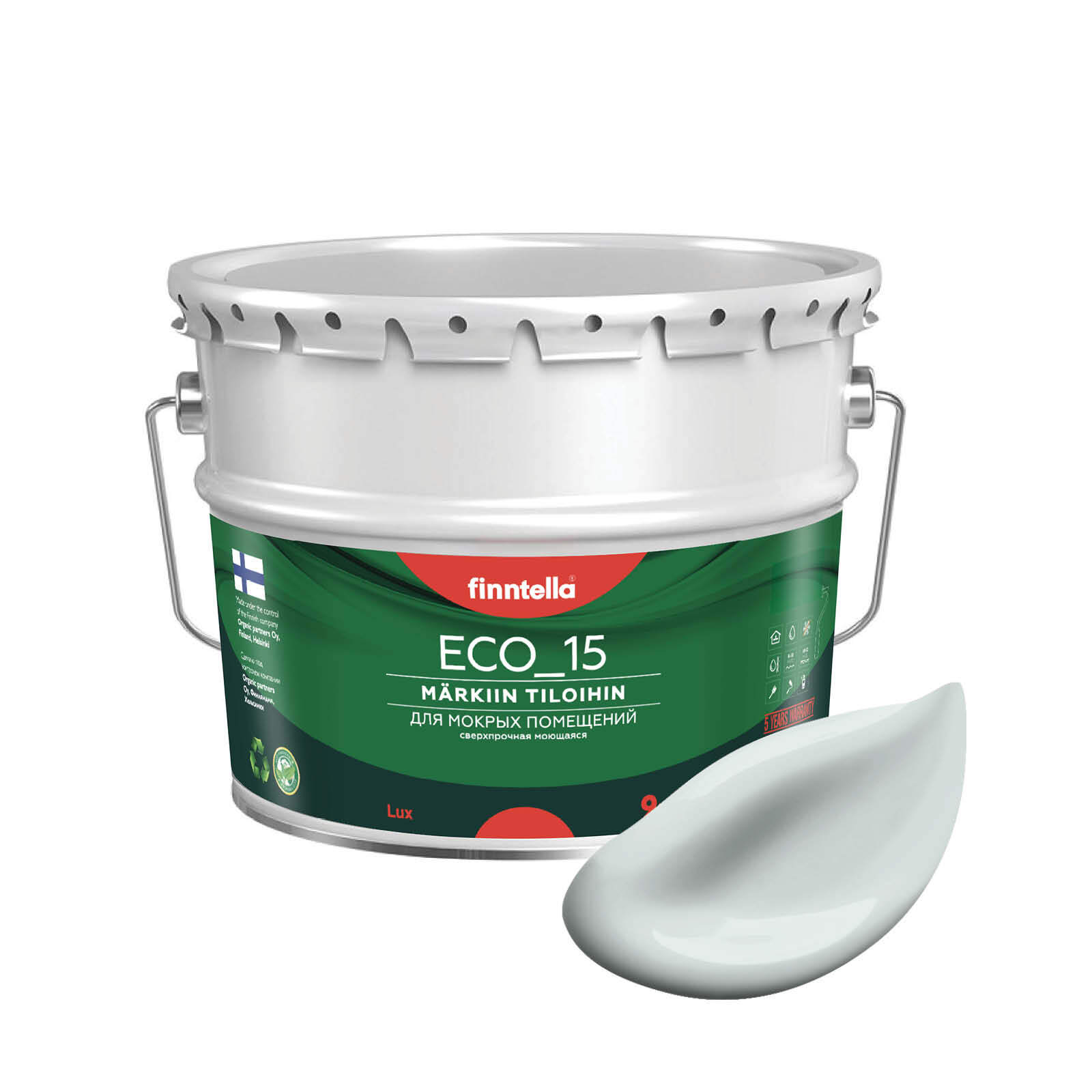 Специализированная краска для кухонь и ванных комнат FINNTELLA ECO_15 с полиуретаном, моющ, Голубой, интерьерная ECO_15 гладкая для ванных комнат и кухни
Специализированная краска для кухонь и ванных комнат FINNTELLA ECO_15 с полиуретаном, моющ, Голубой, интерьерная ECO_15 гладкая для ванных комнат и кухни