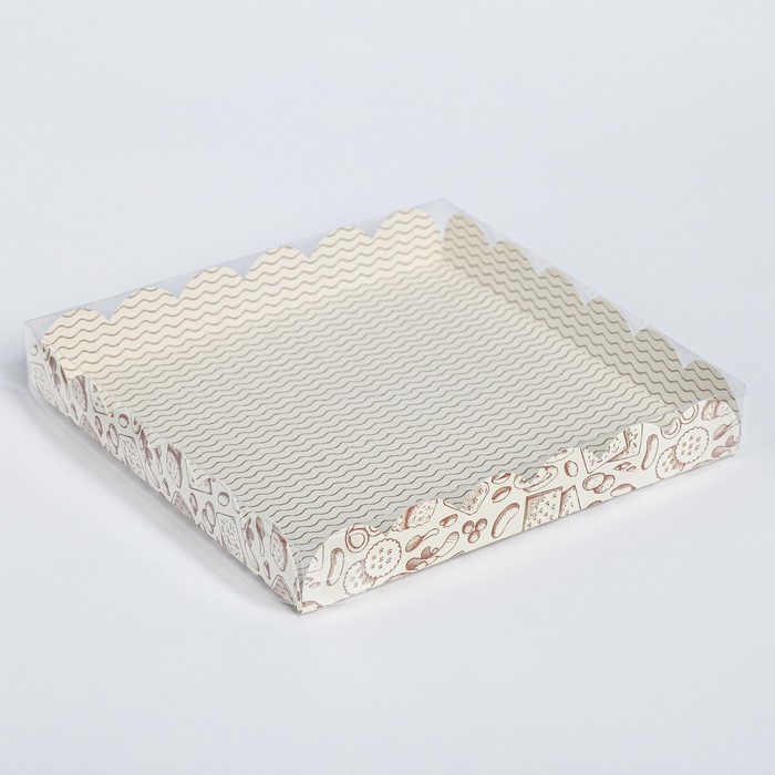 Коробка для кондитерских изделий с PVC-крышкой Bon appetit, 21 × 21 × 3 см, Коллекция упаковки "Сладости"
Коробка для кондитерских изделий с PVC-крышкой Bon appetit, 21 × 21 × 3 см, Коллекция упаковки "Сладости"