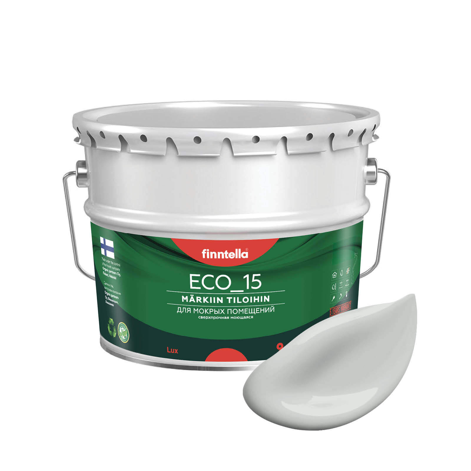 Специализированная краска для кухонь и ванных комнат FINNTELLA ECO_15 с полиуретаном, моющ, Серый, интерьерная ECO_15 гладкая для ванных комнат и кухни
Специализированная краска для кухонь и ванных комнат FINNTELLA ECO_15 с полиуретаном, моющ, Серый, интерьерная ECO_15 гладкая для ванных комнат и кухни