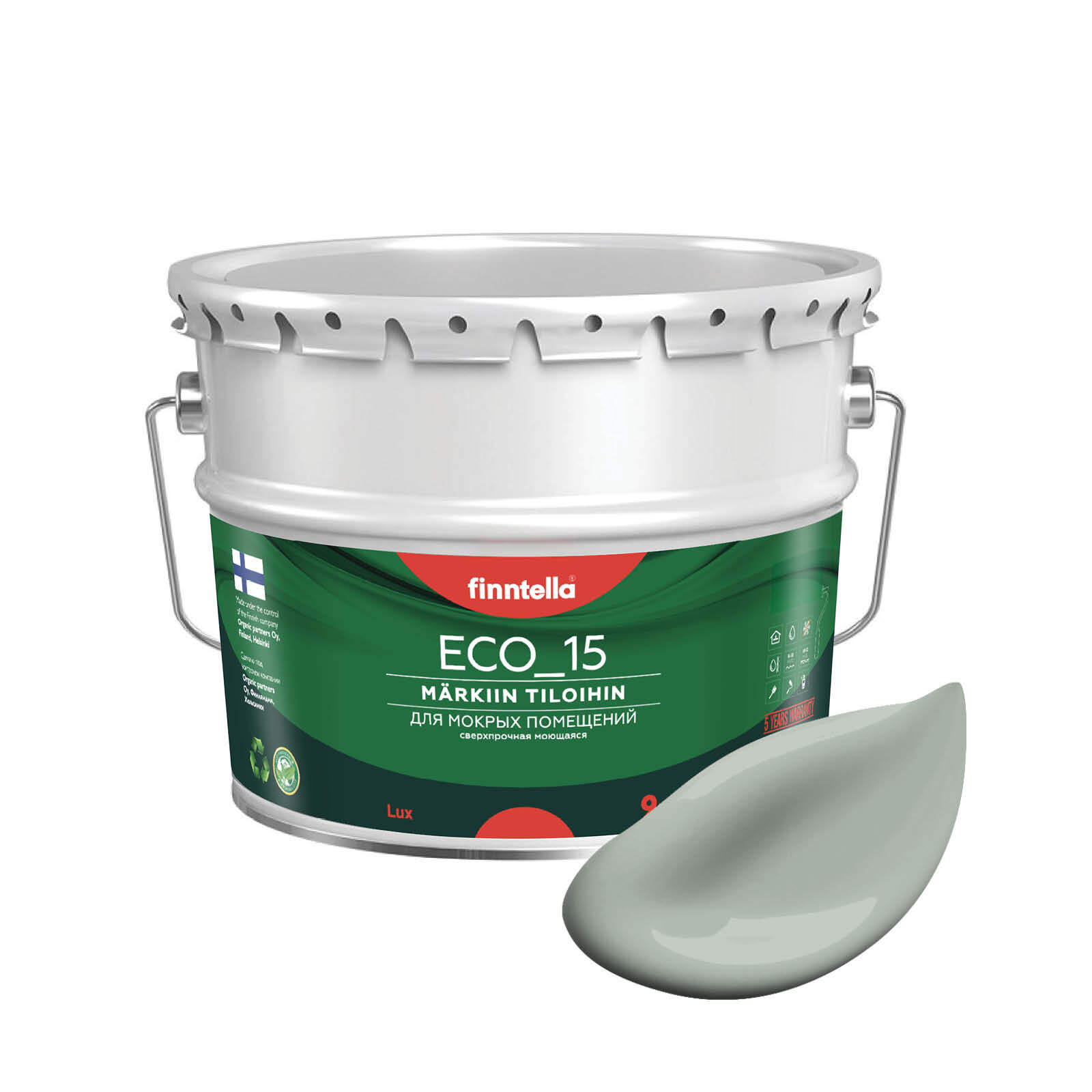 Специализированная краска для кухонь и ванных комнат FINNTELLA ECO_15 с полиуретаном, моющ, Зеленый, интерьерная ECO_15 гладкая для ванных комнат и кухни
Специализированная краска для кухонь и ванных комнат FINNTELLA ECO_15 с полиуретаном, моющ, Зеленый, интерьерная ECO_15 гладкая для ванных комнат и кухни