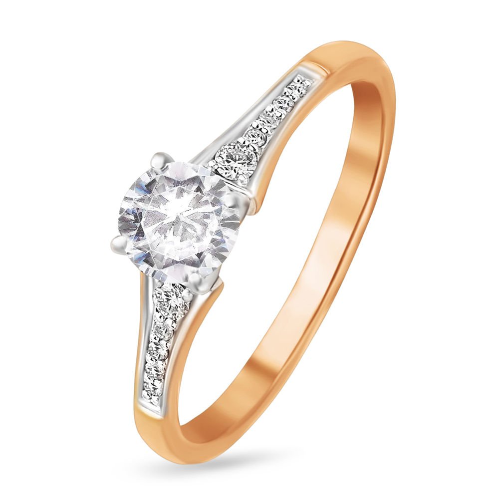 Кольцо женское из красного золота с бриллиантом 585Gold 101001800, р. 16,5, 101001800
Кольцо женское из красного золота с бриллиантом 585Gold 101001800, р. 16,5, 101001800