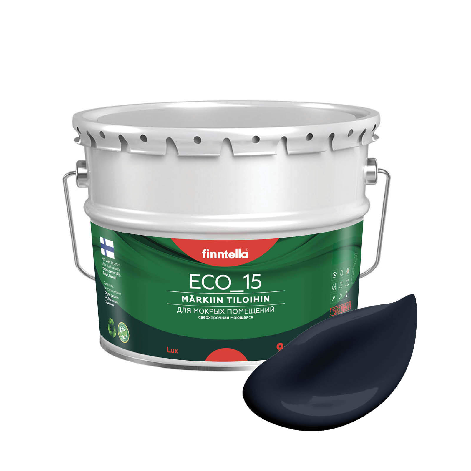 Специализированная краска для кухонь и ванных комнат FINNTELLA ECO_15 с полиуретаном, моющ, Синий, интерьерная ECO_15 гладкая для ванных комнат и кухни
Специализированная краска для кухонь и ванных комнат FINNTELLA ECO_15 с полиуретаном, моющ, Синий, интерьерная ECO_15 гладкая для ванных комнат и кухни