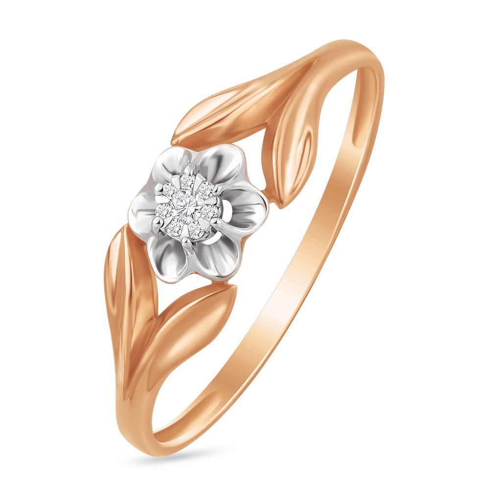 Кольцо женское из красного золота с бриллиантом 585Gold 101008399, р, 101008399
Кольцо женское из красного золота с бриллиантом 585Gold 101008399, р, 101008399