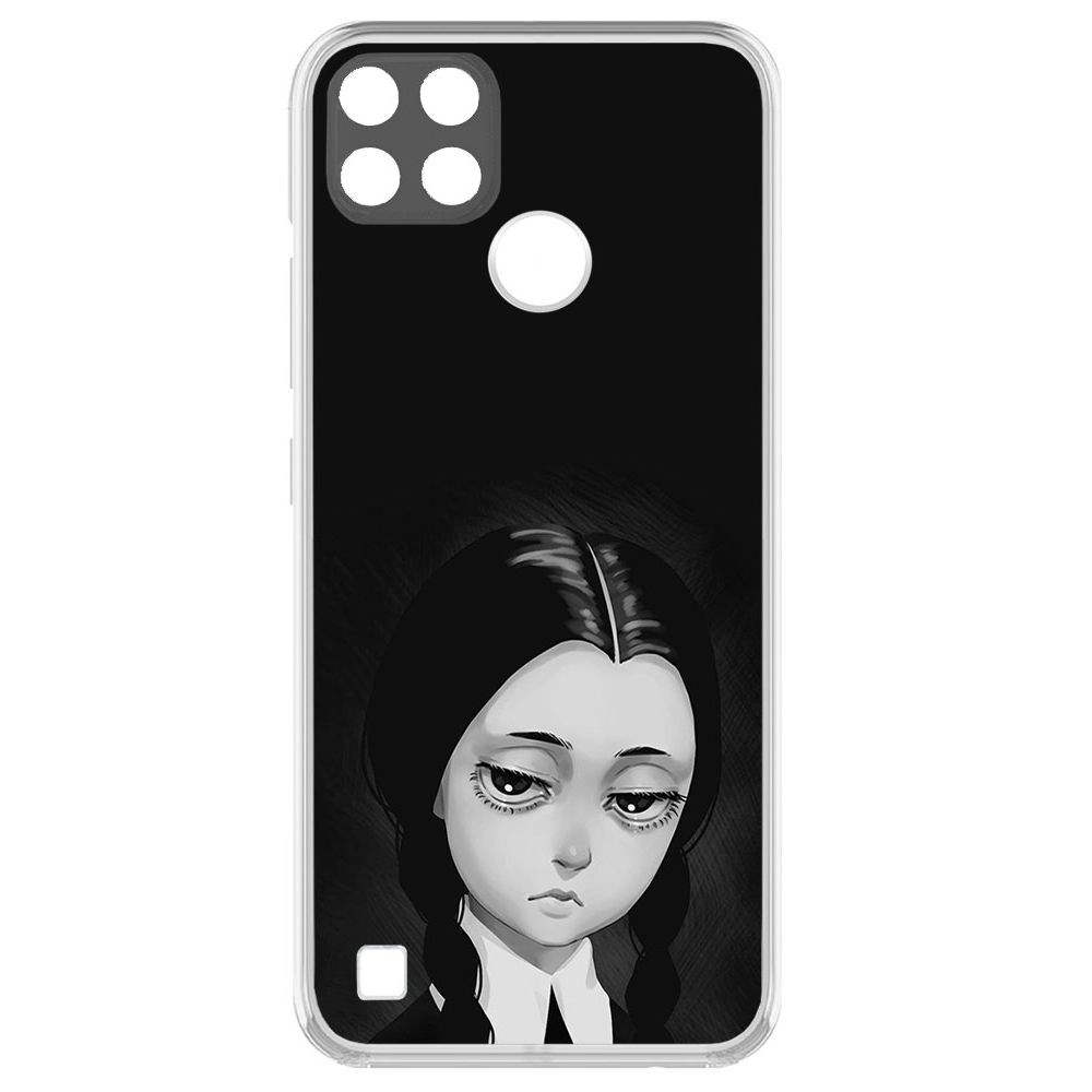 Чехол-накладка Krutoff Clear Case Уэнсдей Аддамс - Рисованная Уэнсдей для Realme C25Y, Прозрачный
Чехол-накладка Krutoff Clear Case Уэнсдей Аддамс - Рисованная Уэнсдей для Realme C25Y, Прозрачный