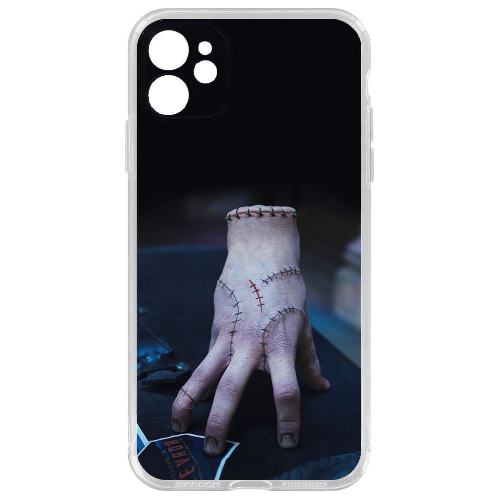 Чехол-накладка Krutoff Clear Case Уэнсдей Аддамс - Вещь для iPhone 11 с защитой камеры, Прозрачный
Чехол-накладка Krutoff Clear Case Уэнсдей Аддамс - Вещь для iPhone 11 с защитой камеры, Прозрачный