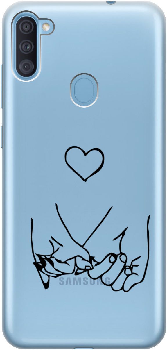 Чехол на Samsung Galaxy A11/M11 с принтом "Lovers Hands" прозрачный, Прозрачный;черный, 5351
Чехол на Samsung Galaxy A11/M11 с принтом "Lovers Hands" прозрачный, Прозрачный;черный, 5351