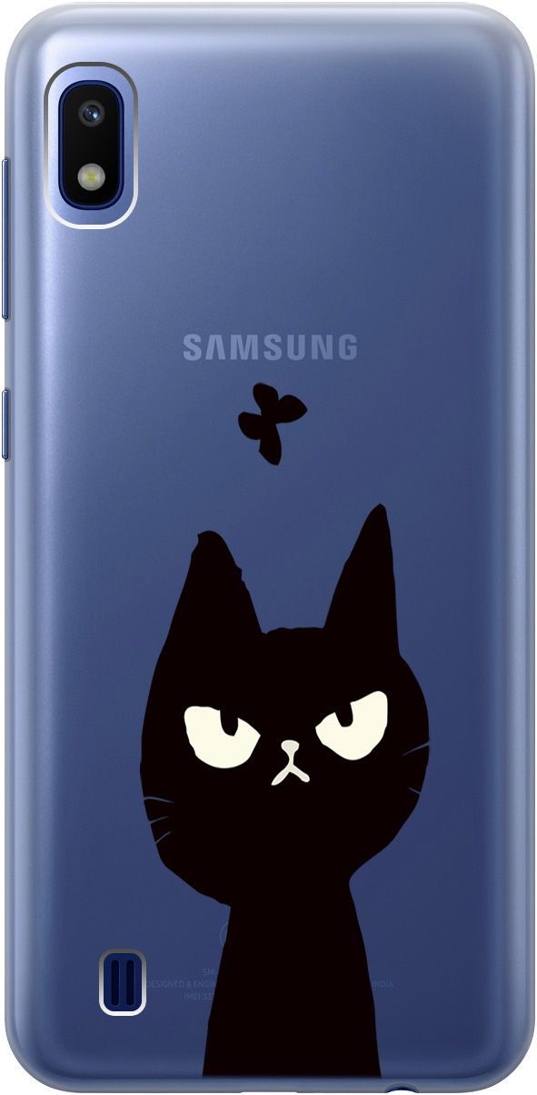 Чехол на Samsung Galaxy A10 с принтом "Disgruntled Cat" прозрачный, Прозрачный;черный, 5348
Чехол на Samsung Galaxy A10 с принтом "Disgruntled Cat" прозрачный, Прозрачный;черный, 5348
