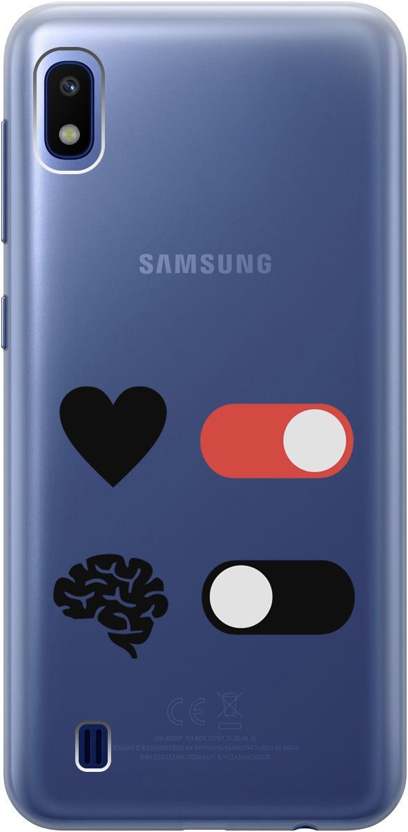 Силиконовый чехол на Samsung Galaxy A10 с 3D принтом "Brain Off" прозрачный, Прозрачный;белый, 5348
Силиконовый чехол на Samsung Galaxy A10 с 3D принтом "Brain Off" прозрачный, Прозрачный;белый, 5348