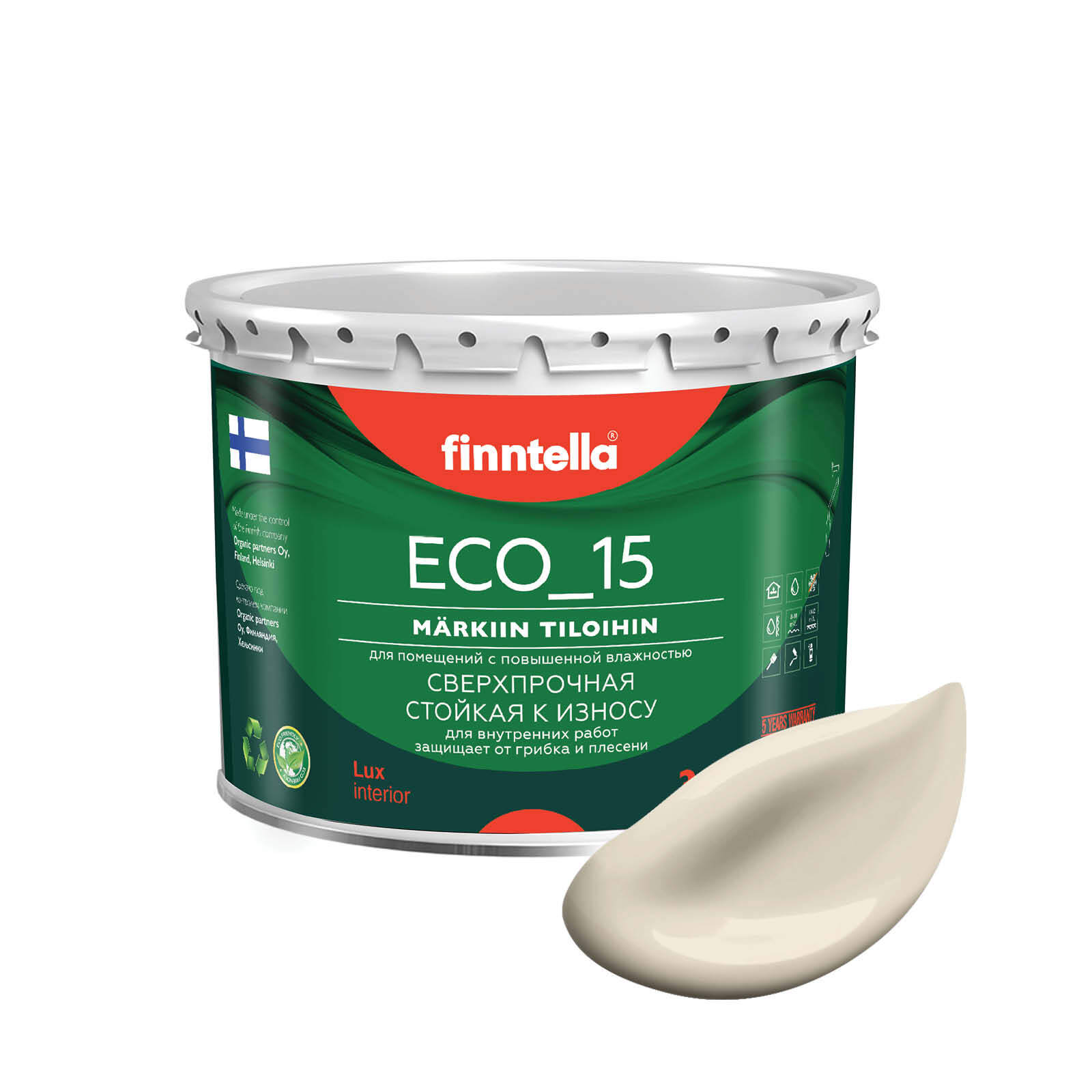Специализированная краска для кухонь и ванных комнат FINNTELLA ECO_15 с полиуретаном, моющ, Бежевый, интерьерная ECO_15 гладкая для ванных комнат и кухни
Специализированная краска для кухонь и ванных комнат FINNTELLA ECO_15 с полиуретаном, моющ, Бежевый, интерьерная ECO_15 гладкая для ванных комнат и кухни