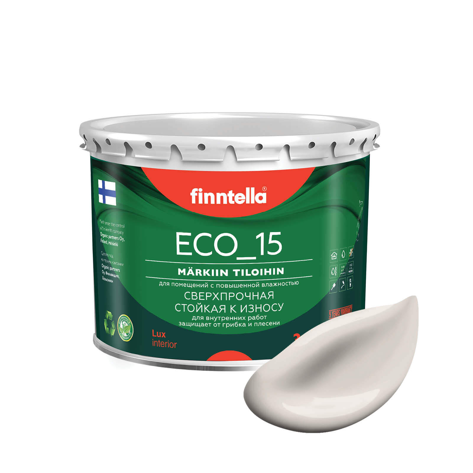 Специализированная краска для кухонь и ванных комнат FINNTELLA ECO_15 с полиуретаном, моющ, Бежевый, интерьерная ECO_15 гладкая для ванных комнат и кухни
Специализированная краска для кухонь и ванных комнат FINNTELLA ECO_15 с полиуретаном, моющ, Бежевый, интерьерная ECO_15 гладкая для ванных комнат и кухни