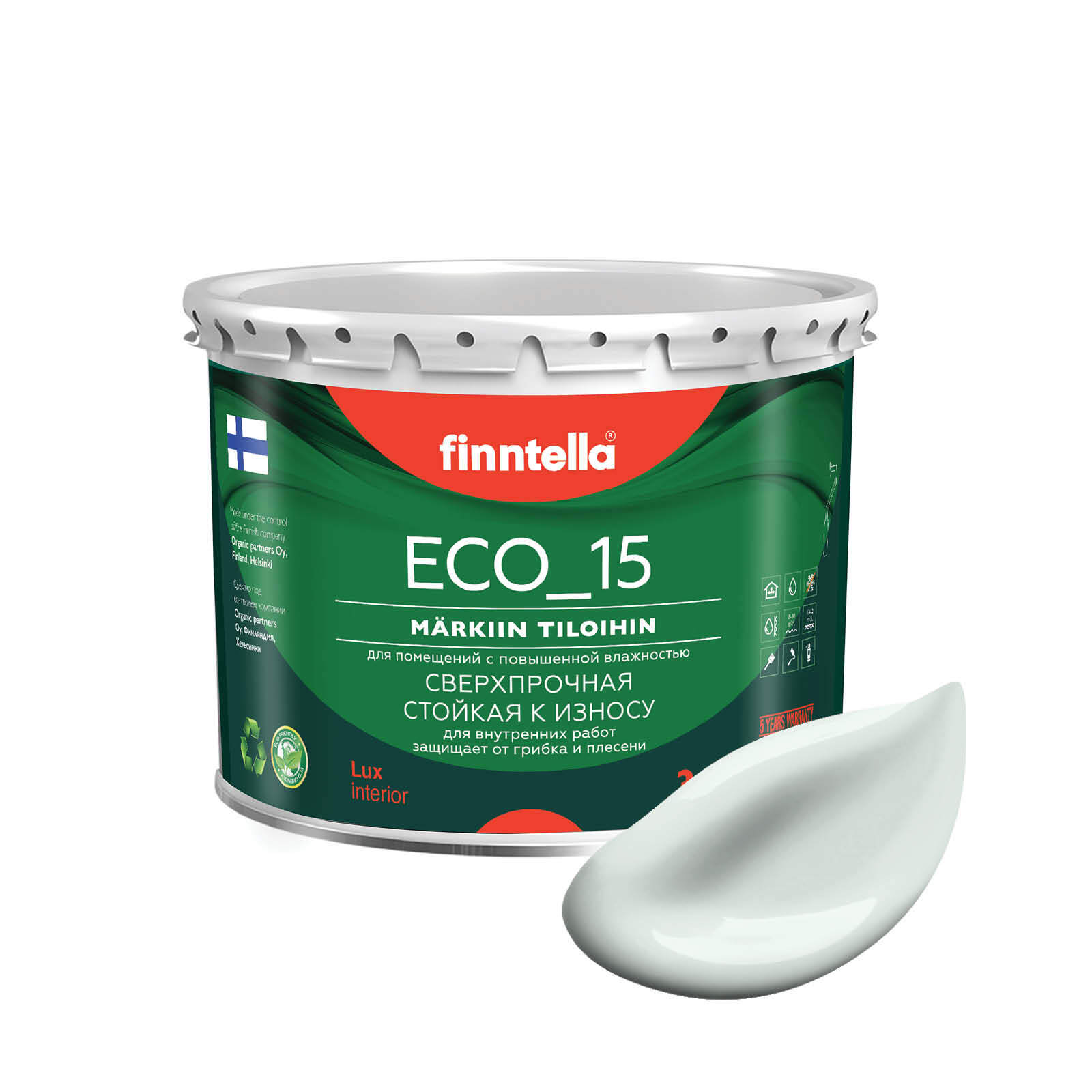 Специализированная краска для кухонь и ванных комнат FINNTELLA ECO_15 с полиуретаном, моющ, Зеленый, интерьерная ECO_15 гладкая для ванных комнат и кухни
Специализированная краска для кухонь и ванных комнат FINNTELLA ECO_15 с полиуретаном, моющ, Зеленый, интерьерная ECO_15 гладкая для ванных комнат и кухни
