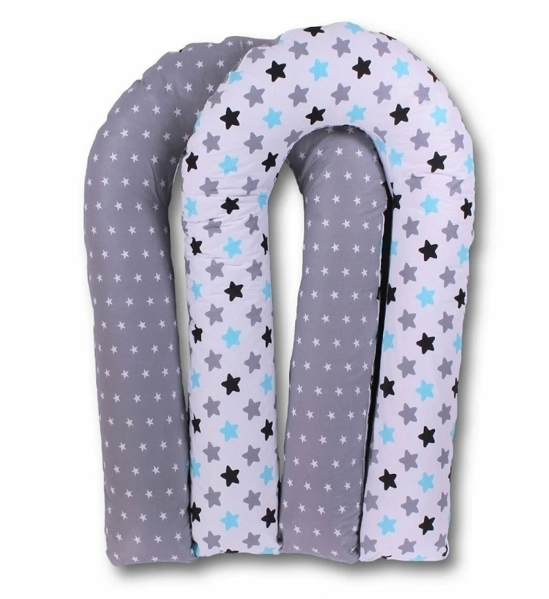 Наволочка Body Pillow на U-образную подушку для беременных 140x90 см, серо-белый, Серый;белый
Наволочка Body Pillow на U-образную подушку для беременных 140x90 см, серо-белый, Серый;белый
