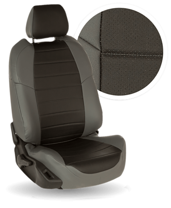 Авточехлы Автопилот Kia Ceed I Hb / Wag Экокожа / Серый + Черный 
Авточехлы Автопилот Kia Ceed I Hb / Wag Экокожа / Серый + Черный