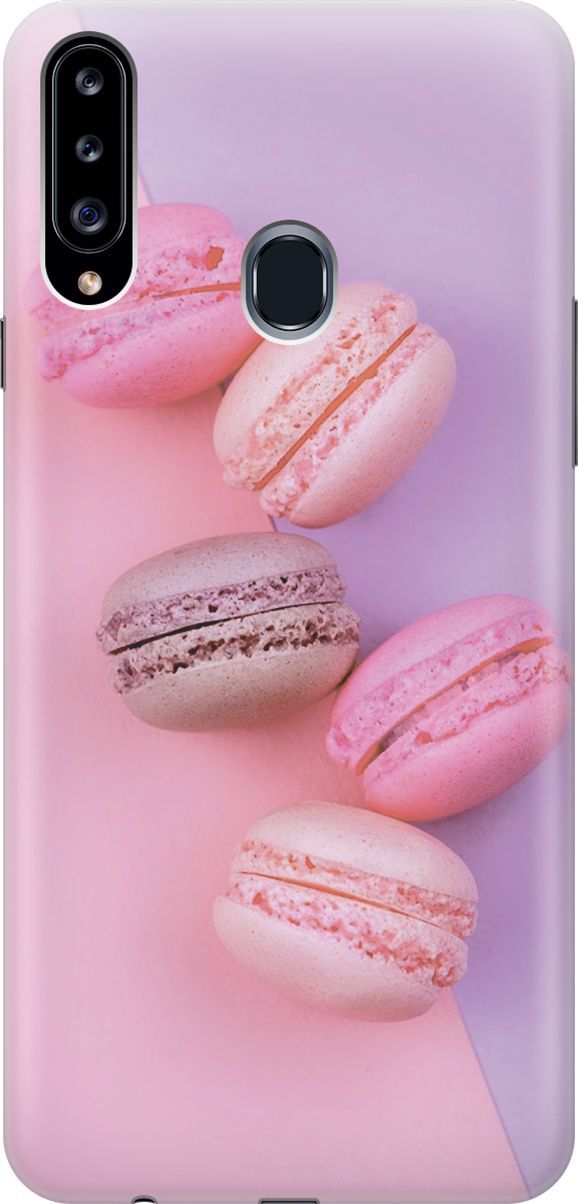 Силиконовый чехол на Samsung Galaxy A20s с принтом "Розовые макаруны", Розовый;фиолетовый, 7069
Силиконовый чехол на Samsung Galaxy A20s с принтом "Розовые макаруны", Розовый;фиолетовый, 7069