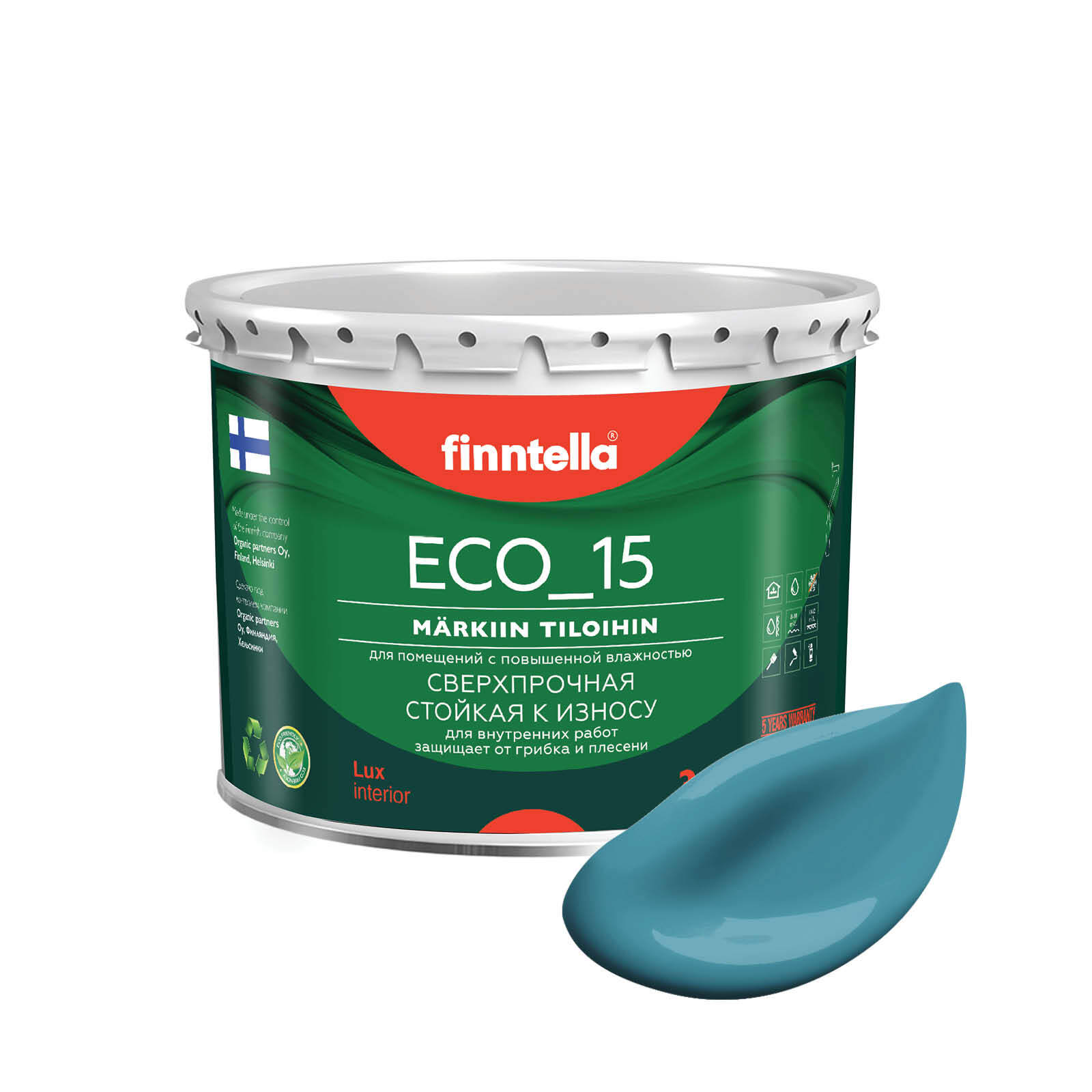 Специализированная краска для кухонь и ванных комнат FINNTELLA ECO_15 с полиуретаном, моющ, Голубой, интерьерная ECO_15 гладкая для ванных комнат и кухни
Специализированная краска для кухонь и ванных комнат FINNTELLA ECO_15 с полиуретаном, моющ, Голубой, интерьерная ECO_15 гладкая для ванных комнат и кухни