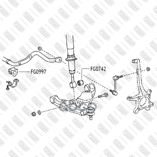 С/Блок Fixar Fg0742 Toyota 4runner/Land Cruiser Prado 120/Hilux/Fj Cruiser 01- / Сайлентбл
С/Блок Fixar Fg0742 Toyota 4runner/Land Cruiser Prado 120/Hilux/Fj Cruiser 01- / Сайлентбл