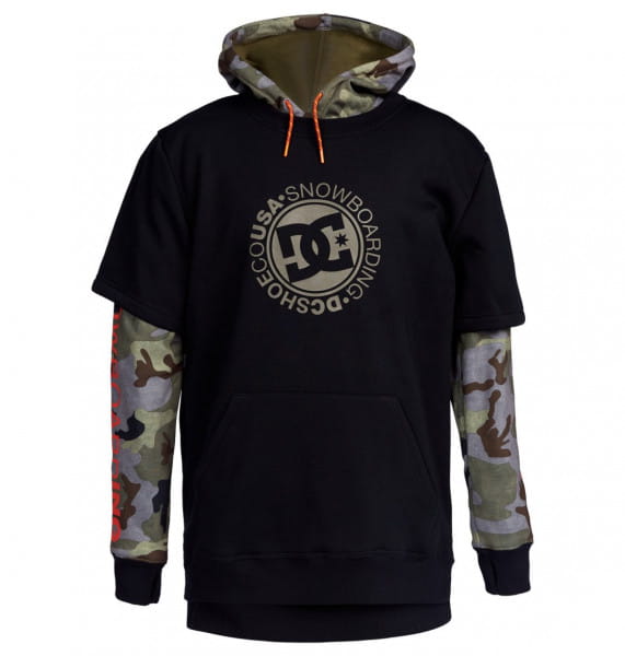 фото Худи мужское dc shoes adyft03300 хаки m dc comics