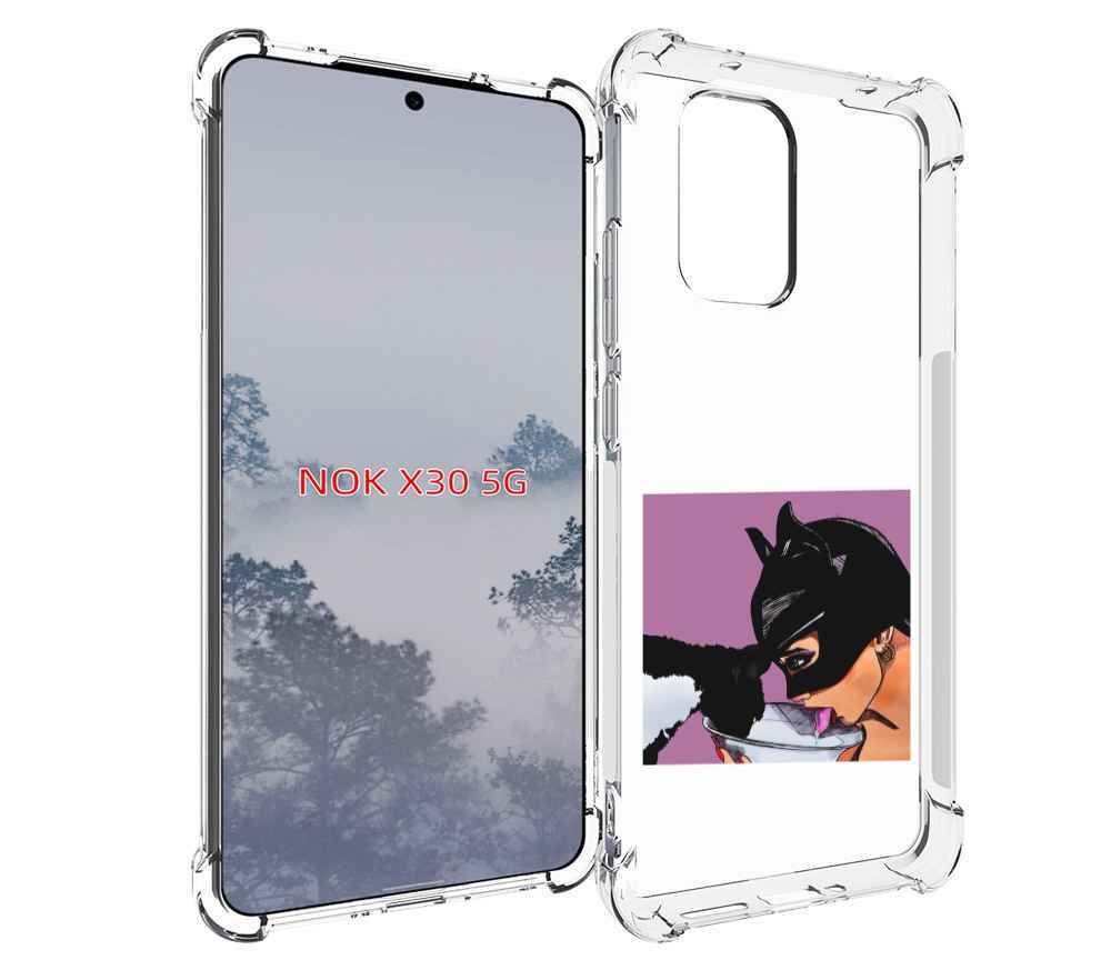 Чехол MyPads девушка с котом пьют молоко женский для Nokia X30 5G, Tocco
Чехол MyPads девушка с котом пьют молоко женский для Nokia X30 5G, Tocco