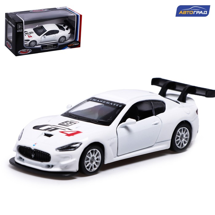 Машина металлическая Автоград MASERATI GRAN TURISMO MC GT4, 1:43, инерция, белый 7389647, Разноцветный, 7389647-1
Машина металлическая Автоград MASERATI GRAN TURISMO MC GT4, 1:43, инерция, белый 7389647, Разноцветный, 7389647-1