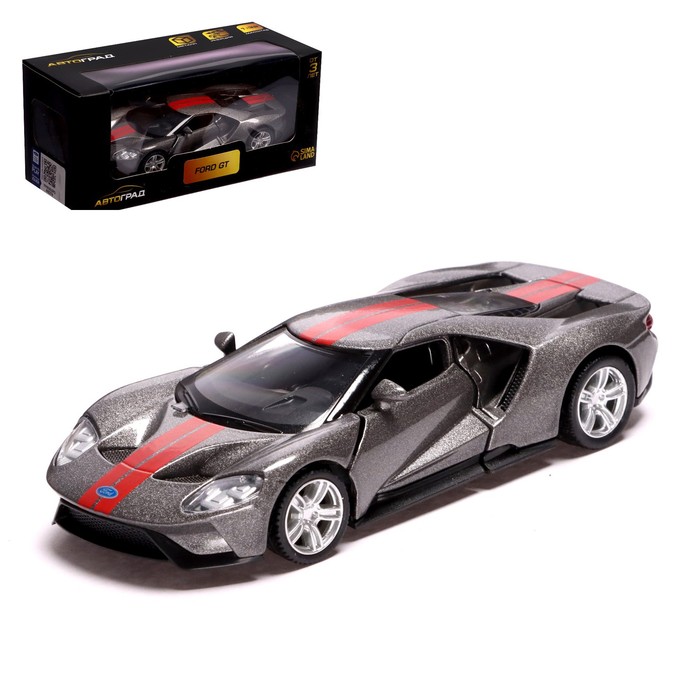 Машина металлическая Автоград FORD GT, 1:32, инерция, откр. двери, серый 7335828, Разноцветный, 7335828-1
Машина металлическая Автоград FORD GT, 1:32, инерция, откр. двери, серый 7335828, Разноцветный, 7335828-1