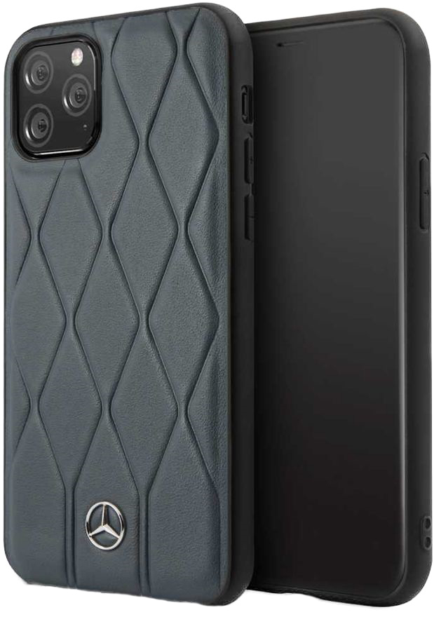 фото Чехол mercedes hard case, для apple iphone 11 pro, темно-синий nobrand