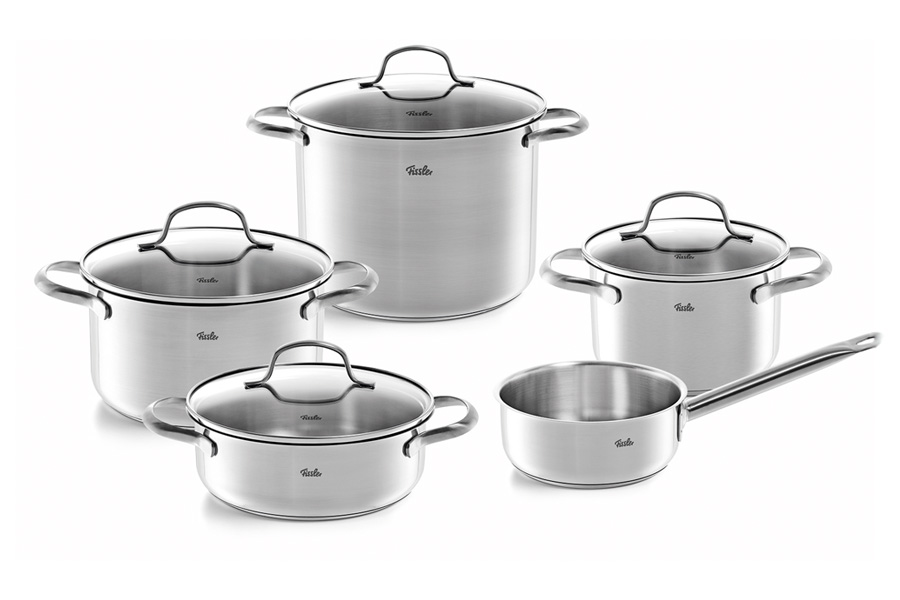 Набор из 9 предметов Fissler San Francisco кастрюли, сотейник, с крышками, ковш 4011305_
Набор из 9 предметов Fissler San Francisco кастрюли, сотейник, с крышками, ковш 4011305_