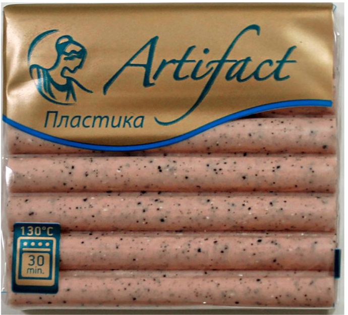 Полимерная глина Артефакт, цвет: персиковый песчаник, 56 грамм, арт. 8240329V3632 Artifact, Оранжевый, АФ.824029
Полимерная глина Артефакт, цвет: персиковый песчаник, 56 грамм, арт. 8240329V3632 Artifact, Оранжевый, АФ.824029