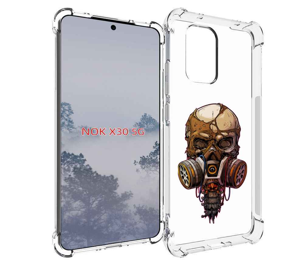 Чехол MyPads Подробный красочный человеческий череп с противогазом для Nokia X30 5G, Tocco
Чехол MyPads Подробный красочный человеческий череп с противогазом для Nokia X30 5G, Tocco