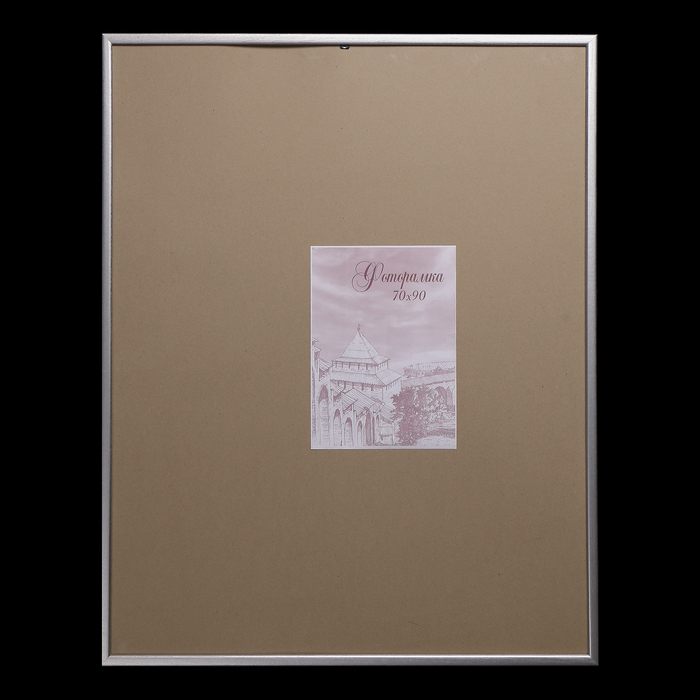 Фоторамка сосна с19 70х90 см, серебро (пластиковый экран)
Фоторамка сосна с19 70х90 см, серебро (пластиковый экран)