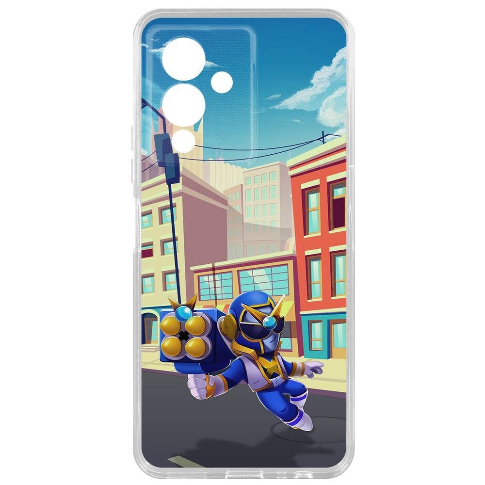 Чехол-накладка Кейс Brawl Stars-Супер Рейнджер Брок для Infinix Note 12 Pro 5G, Прозрачный
Чехол-накладка Кейс Brawl Stars-Супер Рейнджер Брок для Infinix Note 12 Pro 5G, Прозрачный