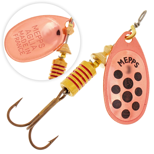 фото Блесна mepps aglia pts noirs cu №3