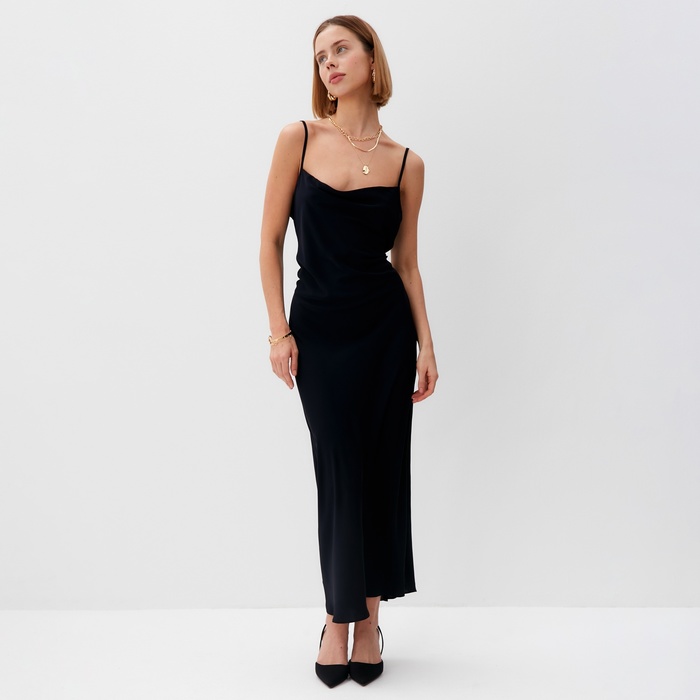 Платье женское MINAKU 10327458 черное 48 RU, Черный, 10327458 
Платье женское MINAKU 10327458 черное 48 RU, Черный, 10327458