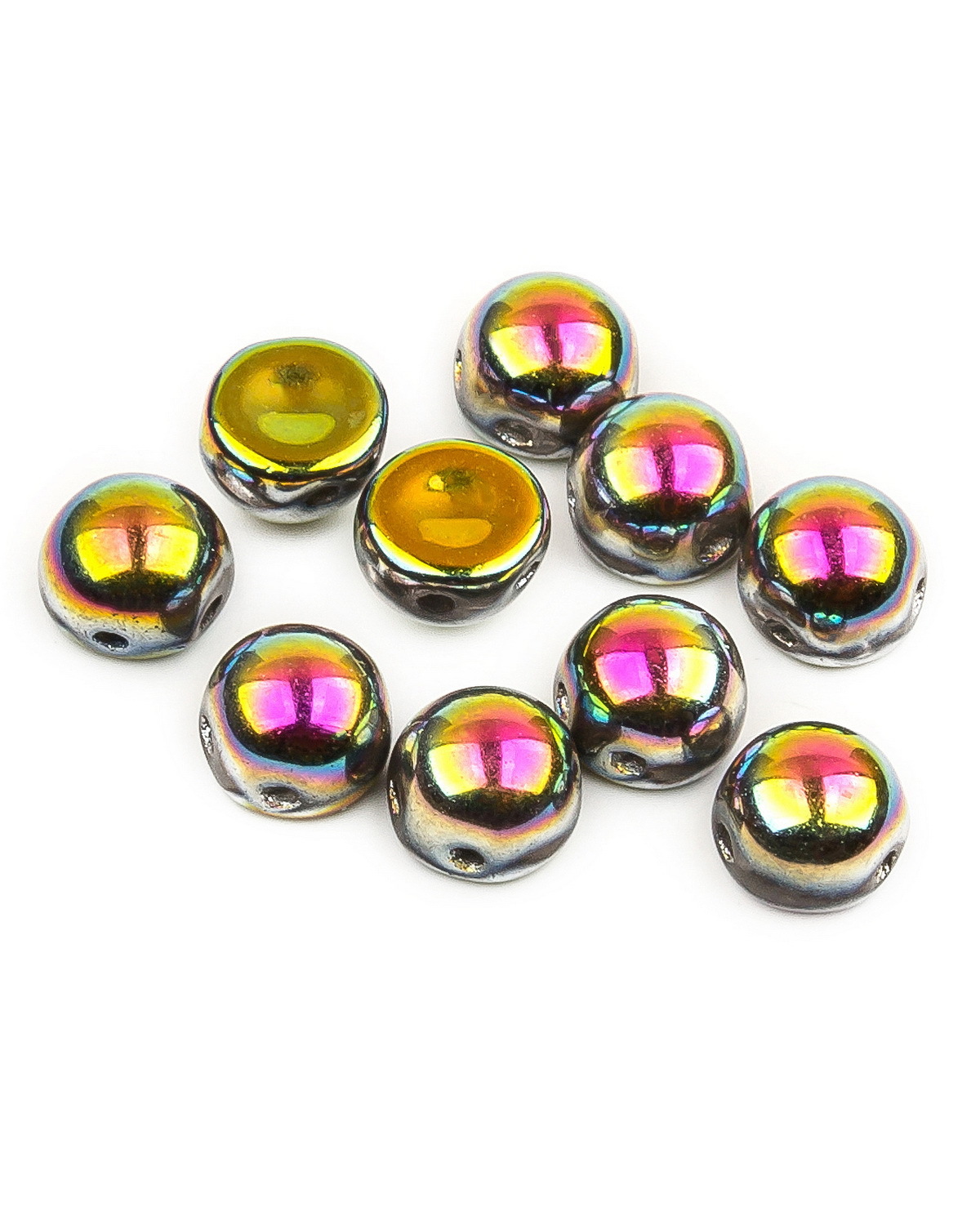Бусины Czech Beads с двумя отверстиями, Cabochon bead, 6 мм Crystal Vitrail Full, 30 шт, Разноцветный, Cabochon bead
Бусины Czech Beads с двумя отверстиями, Cabochon bead, 6 мм Crystal Vitrail Full, 30 шт, Разноцветный, Cabochon bead