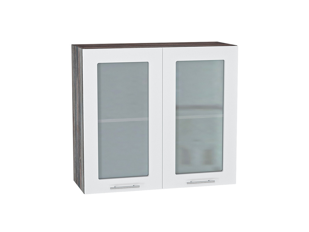 Нав. шкаф 800 с 2 остекленными дверцами МС Валерия Сурская МДФ Дуб Кальяри/Айленд силк Ф55, Белый;коричневый, Валерия
Нав. шкаф 800 с 2 остекленными дверцами МС Валерия Сурская МДФ Дуб Кальяри/Айленд силк Ф55, Белый;коричневый, Валерия